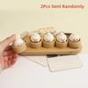 Stress Relief Bun Clicker Mini Steamed Bun Keychain Decompression Squeeze Pendant for Work Study Travel