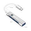 Car Stickers For Alfa Romeo Car 4 Port USB Type-C High speed conversion Adapter Auto Accessories For Alfa Romeo serpent Giulia 1