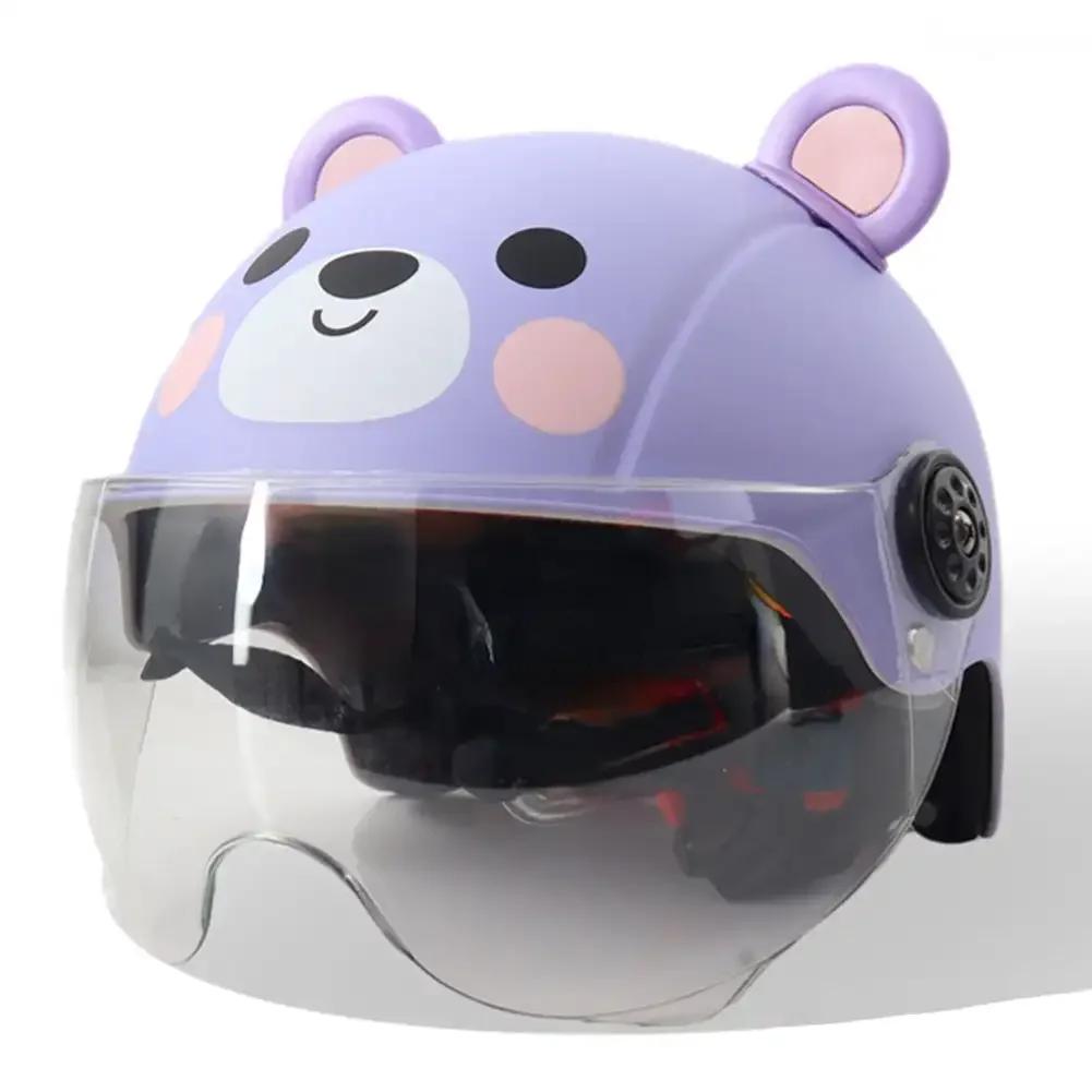 Регулируемый детский шлем для катания, велосипедный шлем безопасности для детей, сверхлегкий, амортизирующий шлем для малышей для скейтборда