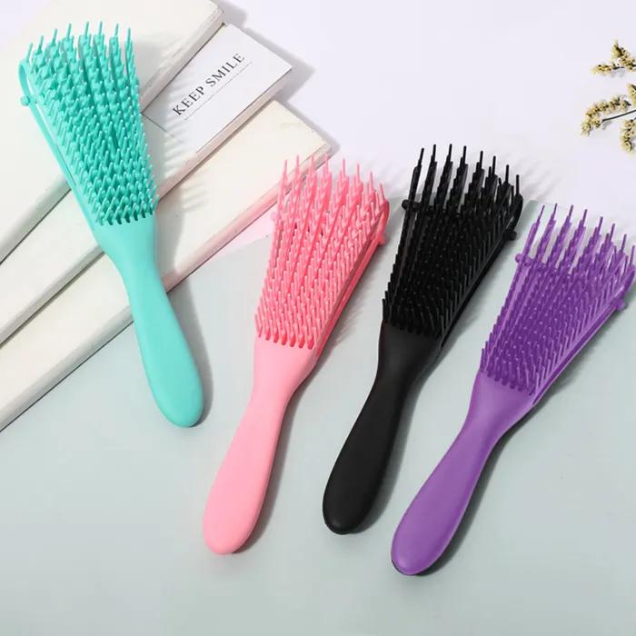 Hair Racing 8 Curly Hair Comb for Combing Curly and Tangled Hair