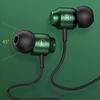 In-Ear Earbud Wired Headphones Magnetically Absorbed Earphones with Volume Control Compatible with 3.5MM/Type C Plug