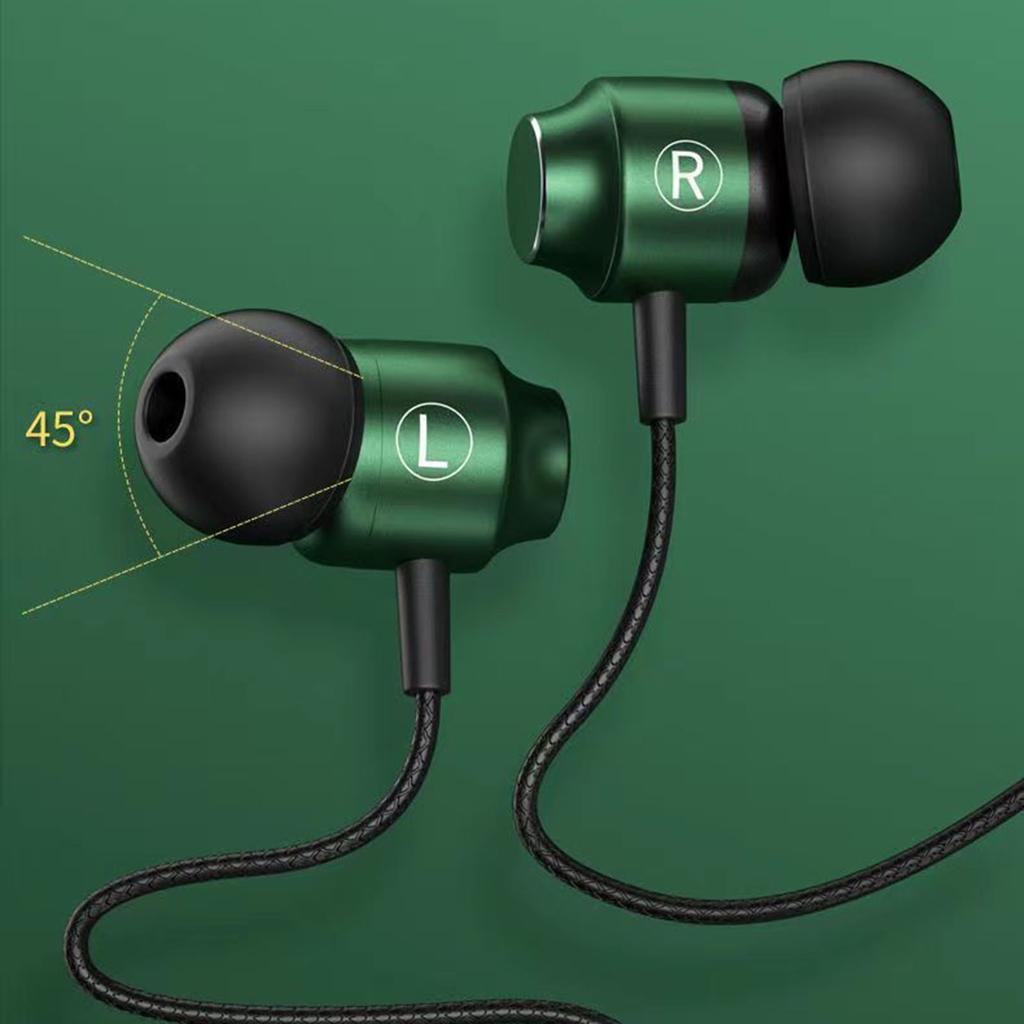 In-Ear Earbud Wired Headphones Magnetically Absorbed Earphones with Volume Control Compatible with 3.5MM/Type C Plug