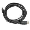 7 Pin Din Male to DC 3.5mm Male Cable Replacement Stereo MIDI DIN 7 Pin to 3.5mm Sound and Video Cable 9.8ft