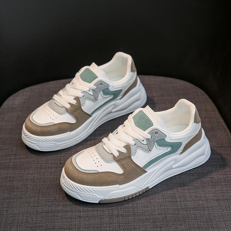 Dámské Boty INS Zvyšující Deskové Boty s tlustou podrážkou Korejské Boty Studentské Tide Boty Four Seasons 35-40