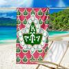 Proof Beach Towel with a AKA Logo1 Pattern - Soft,absorbent,quick-drying,machine Washable - Perfect for Swimming,camping,bathing