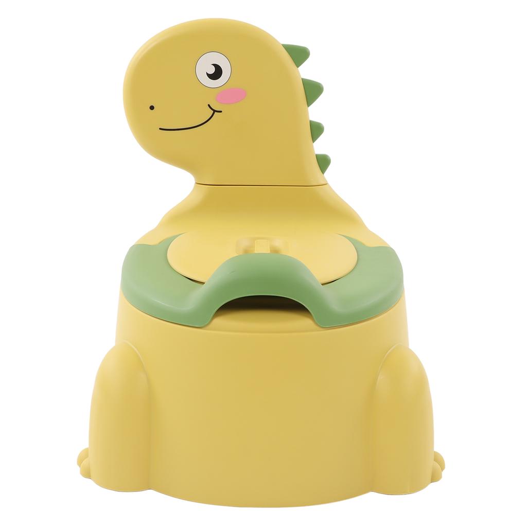 Baby Potty Thickening Ergonomic Modern Cartoon Dinosaur Training Potty Toilet with Rubber Base for