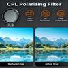 Quick Install Lens Filters Set Highly Clarities AntiGlare Coating For Action6/6Pro Camera