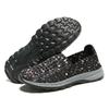 Men Camouflage Breathable Slip on Sneakers Men Summer Braid Beach Lazy Shoes Casual Weave Walking Flats