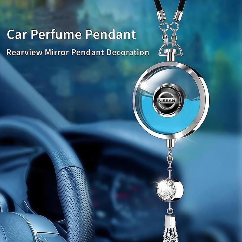 Car Interior Perfume Pendant Air Freshener Scent Bottle For Nissan Sylphy N7 Teana Qashqai Note J10 Navara Juke GTR 350z Patrol