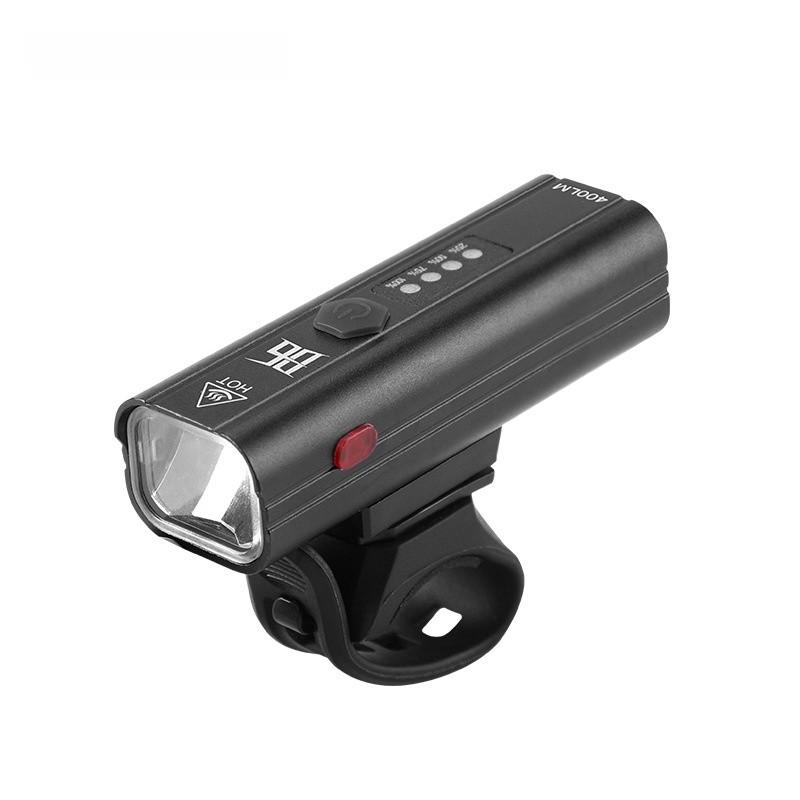 Bicycle Front Light Led Rechargeable Aluminum Alloy For Night Riding And Commuting