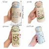 Leak Proof Double Drinking Water Cup Cartoon Iced Coffee Cup Drinkware Straw Bottle  Outdoor