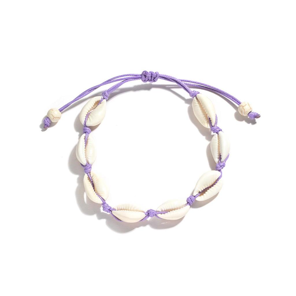 European & American Creative Hawaiian Shell Braided Bracelet