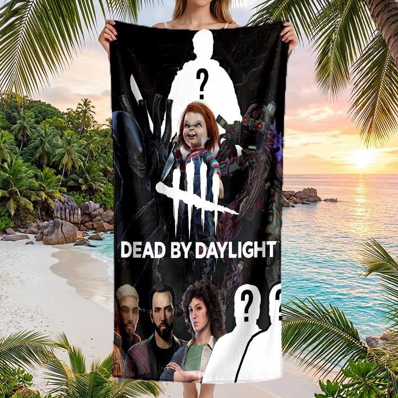Dead Daylight Fashion Beach Towel: Ideal for Summer Adventures Soft, Absorbent and Quick Drying Suitable for Swimming and Bathing