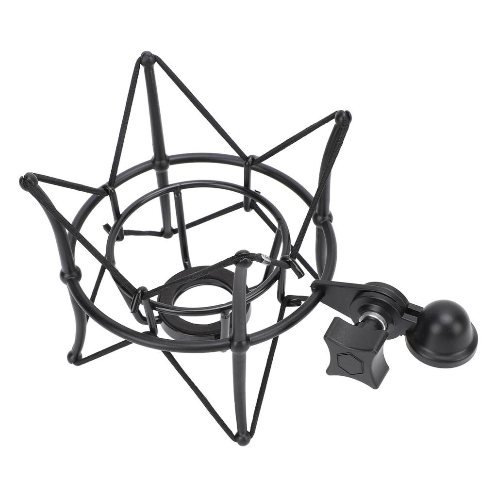 Microphone Shock Mount Zinc Alloy Anti Vibration Studio Mic Shockmount Stand Secure Support for Recording Station Studio