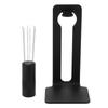 Coffee Stirrer Needle Black 6 Needles Aluminum Alloy Coffee Powder Hand Tamper Distributor for Coffee Bar Non