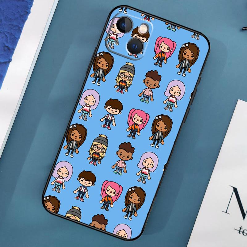 

Чохол Toca Boca Toca Life World для iPhone 15 14 13 12 11 Pro Max X XS Max XR 7 8 Plus SE 2020 2022 Чохол-бампер iPhone 15