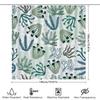 Underwater World Shower Curtain Decor Soft Fabric Printed Waterproof Bathroom Liner Set For Home Decoration Blue Green Color
