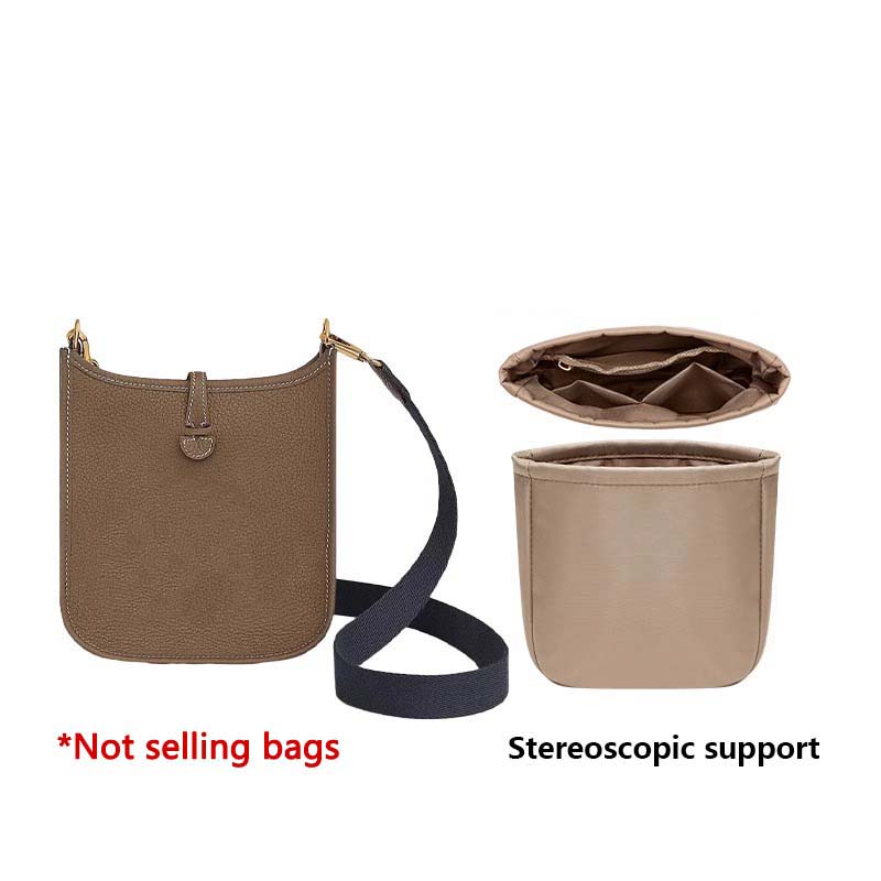 

Bag organizer insert for Evelyne 16 29 mini women bag nylon durable bag support bag accessories For Evelyne 16 сірий