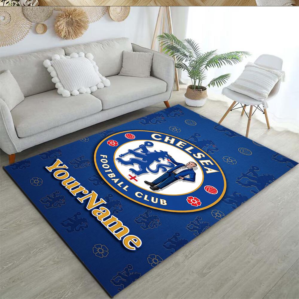 Chelsea Customize Your Name Carpet Perfect for Balcony Entryway Game Room Study Room Anti-slip Rug Office Home Decor
