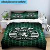Sporting Portugal Crest 3PCS Bedding Set 2D Printing (Includes 1 Duvet Cover + 2 Pillowcases Coreless), Bedroom decor,Fan gift