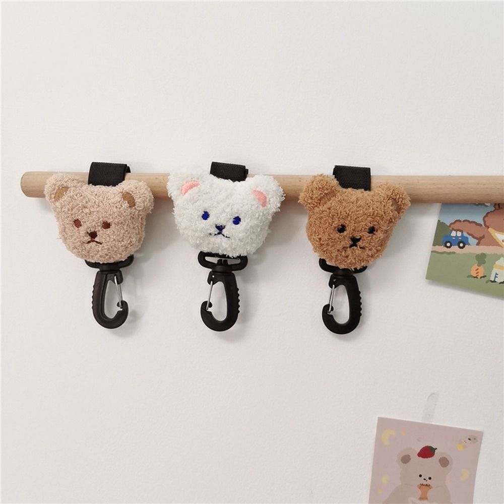 Bear Cute Pram Hook Bag Hanging Hook Baby Stroller Organizer Hook Stroller Accessory Stroller Hooks