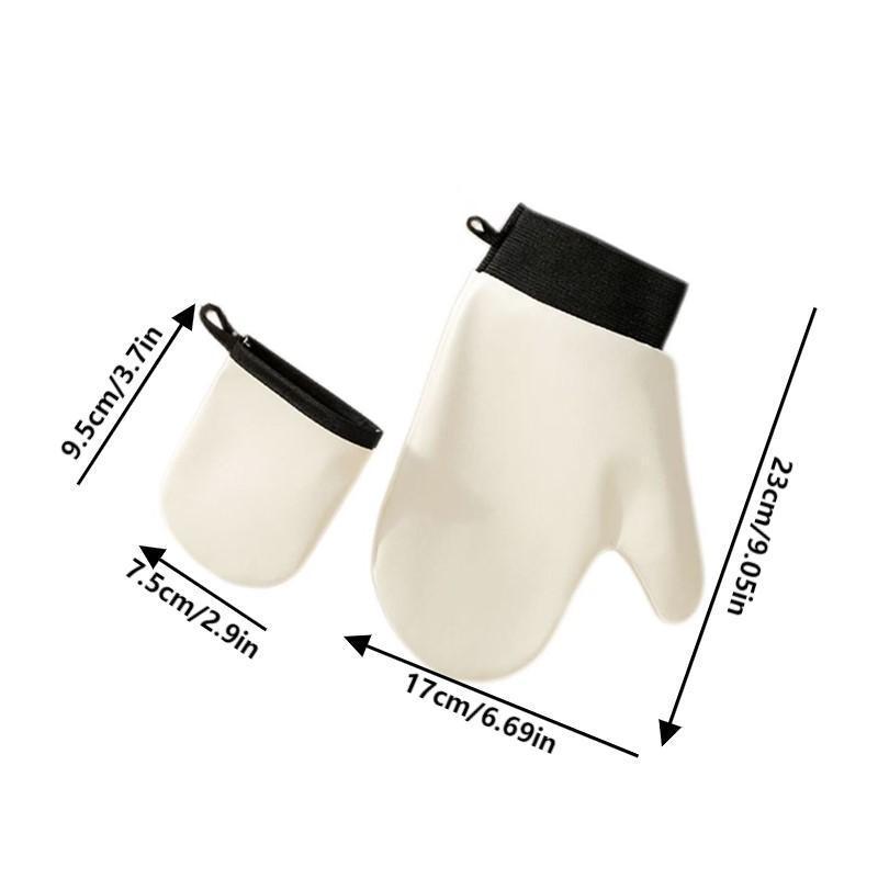 Body Lotion Glove Self-Tanning Mitt Double-Sided Prevents Sticky Hands Applicator Quick Dry Leather Glove Makeup Applicator