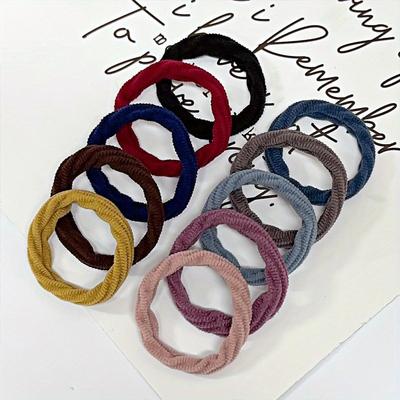 50pcs High Elasticity Hair Bands, Multi-color Headband Hair Accessories for Women Hair Bands