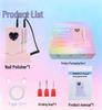 Portable Rechargeable Nail Art Machine 45000 RPM - Smart Silent Grinding & Shaping Tool for Nail Salons