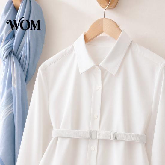 Verstellbares Lendenwirbelstützband Passform Bauchband, Damen Gürtel mit super elastischem Zugband Bequemer Riemen, Dehnbar für vielseitiges Hemd Accessoire