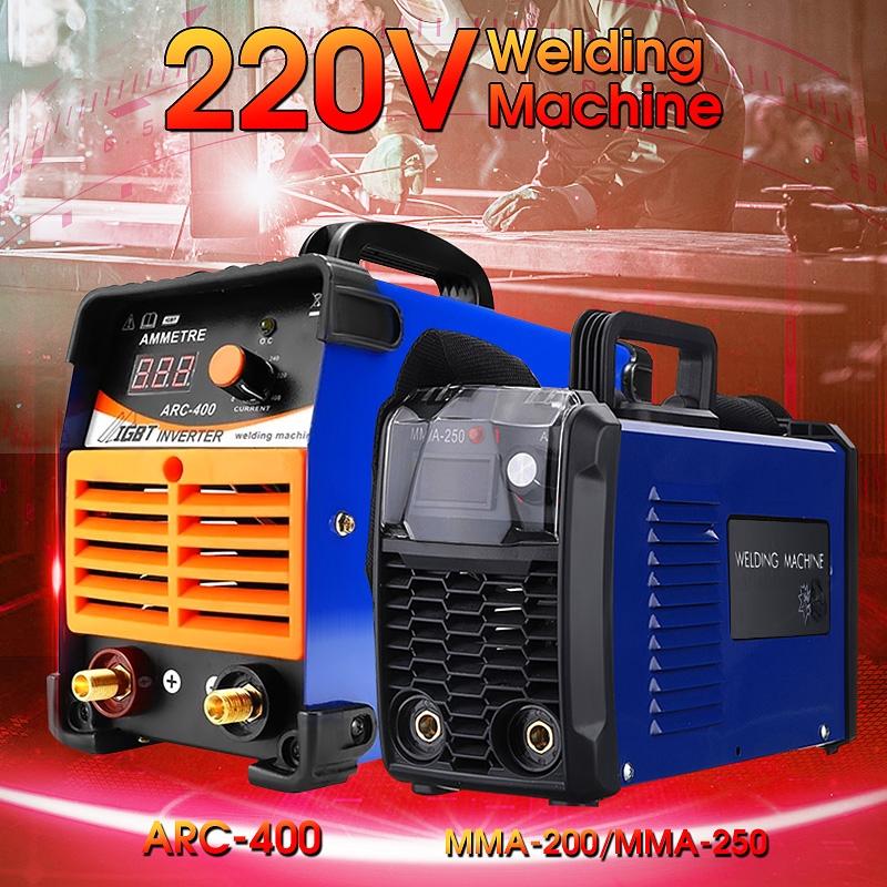 Przenośna Cyfrowa Spawarka Inwertorowa 220V Spawarka IGBT Wtyczka EU 318*200*141mm