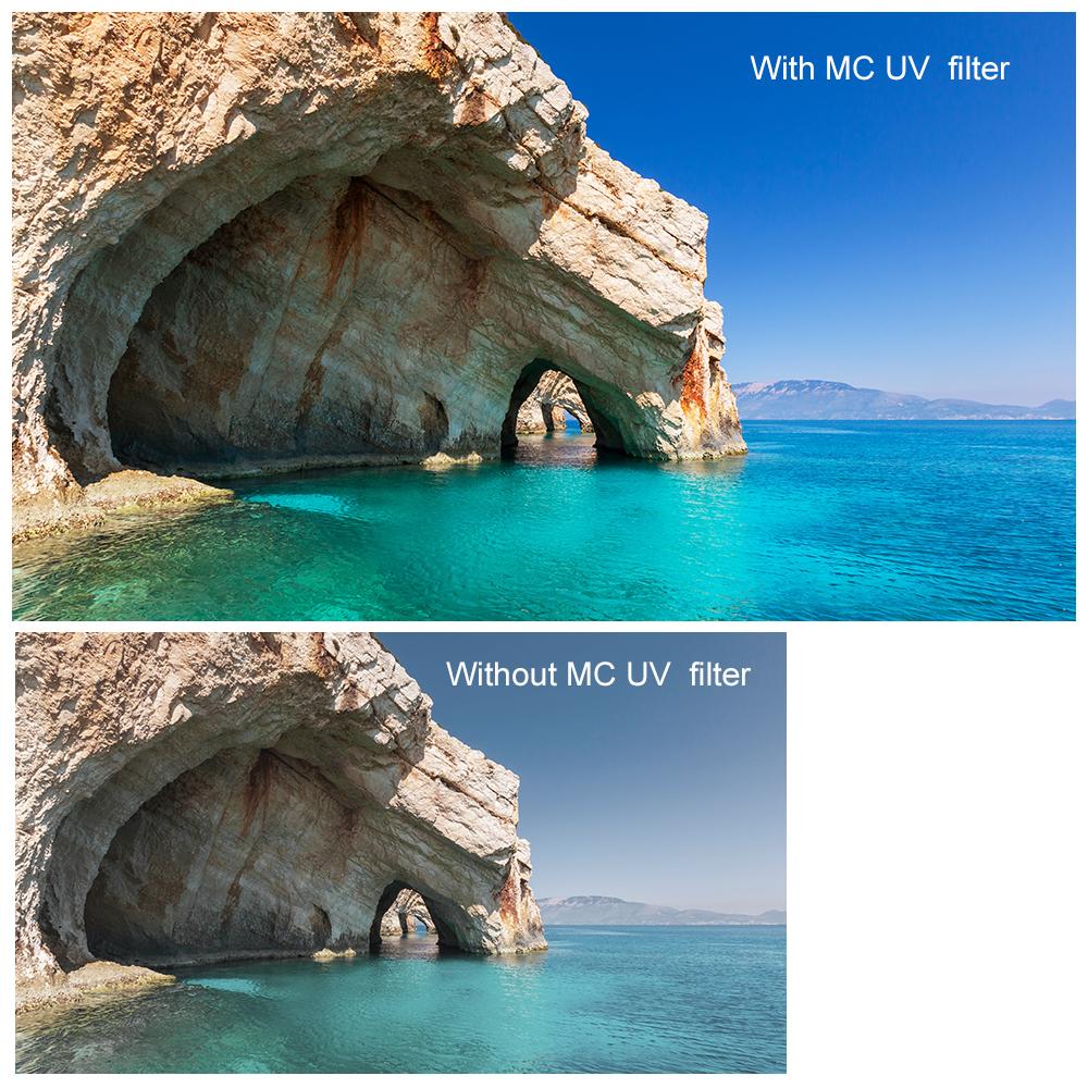 K&F CONCEPT 67mm Ultra Slim Multi Coated MC UV HD Lens Filter Compatible with Canon Nikon Sony DSLR Camera Lens