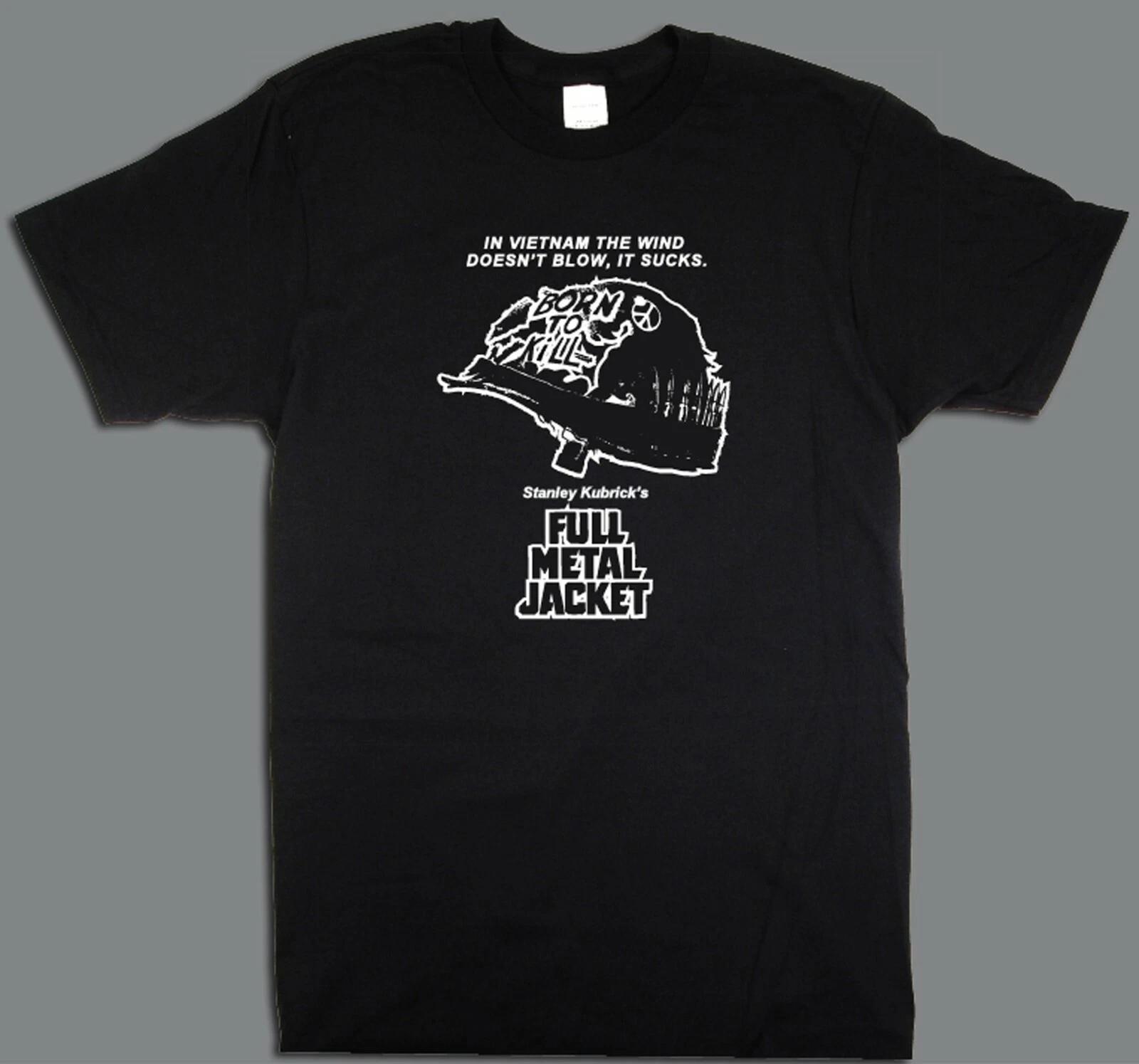 Full Metal Jacket T Shirt - stanley kubrick war vietnam drill sargeant boot camp L