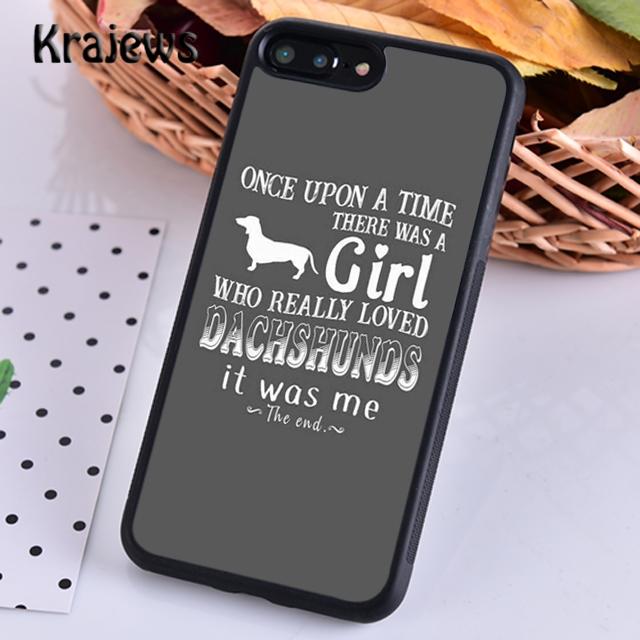 Krajews Sausage Dog Dachshund Quotes For iPhone 17 Air 16 Phone Case Cover 15 14 Plus 12 Pro Max Coque Fundas