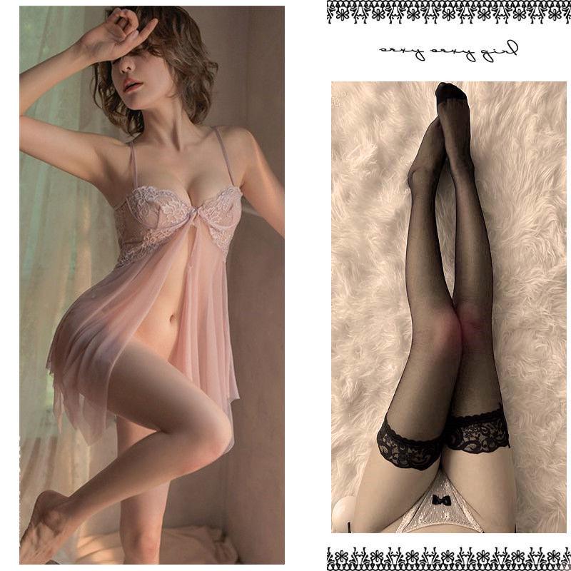 The Violent Consort's Lingerie: Passionate Flirt Nightgown Set for Enhanced Small Busts - Sexy Sleepwear for Women