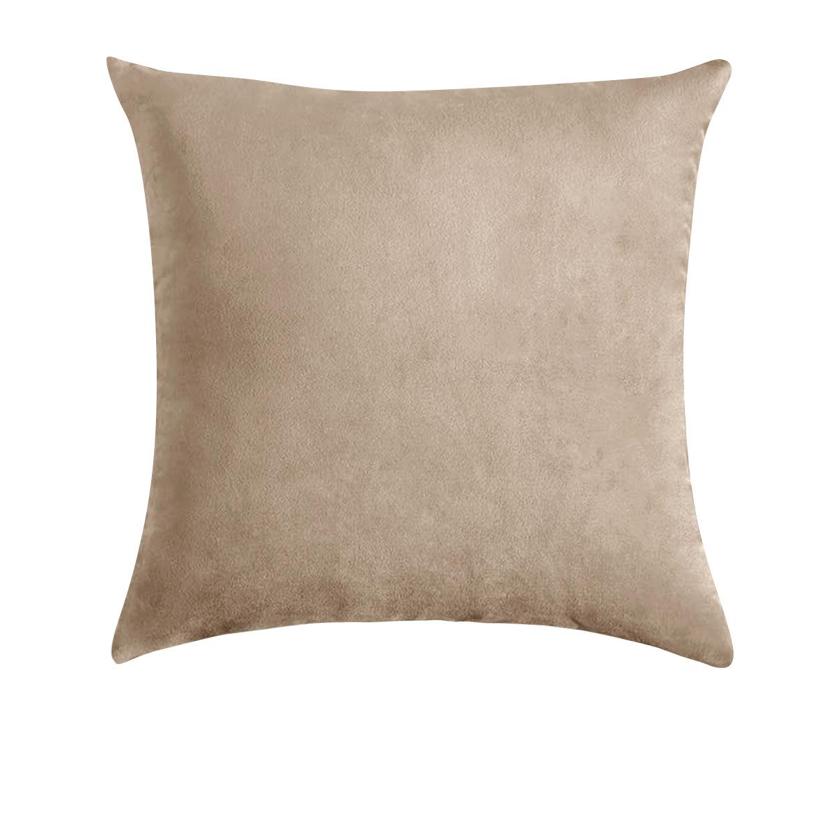 

Premium 1 piece Velvet Soft Plain Color Decorative Square Pillowcase Cushion Cover for Sofa Bedroom Car living room 18 x 18 (45cm) 1piece 45x45cm