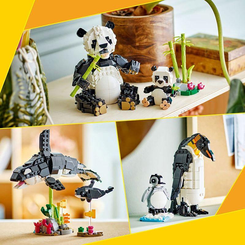LEGO Creator 3 în 1 Animale Sălbatice: Familia Panda
