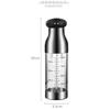 200ml Butelka z rozpylaczem do oleju ze stali nierdzewnej z podwójną główką Rozpylacz do oliwy z oliwek i octu do sałatek BBQ Dozownik do oleju Narzędzia do gotowania i pieczenia