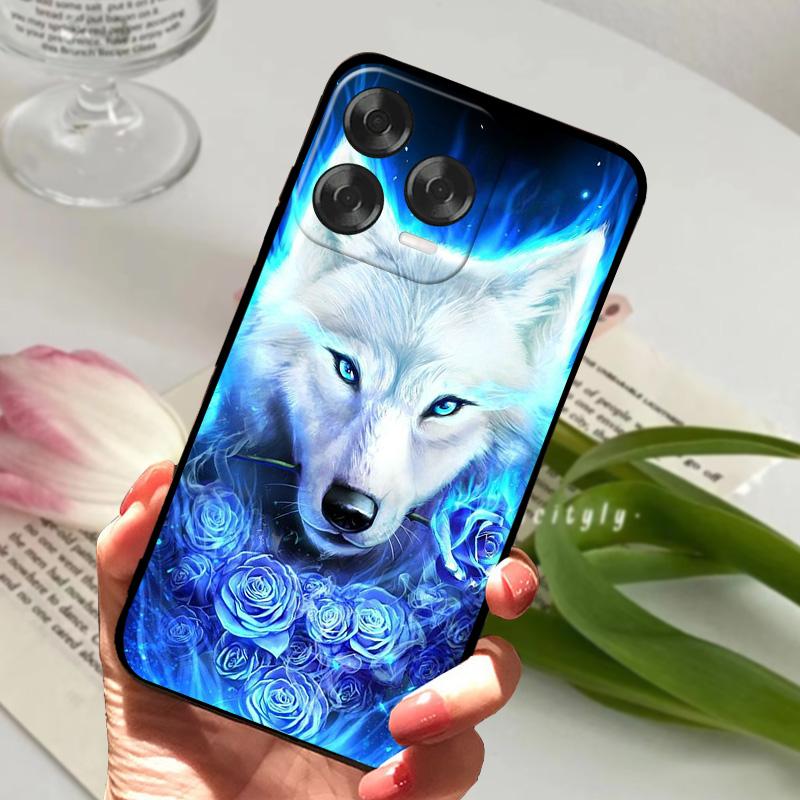 Voor ZTE Blade V70 Design Hoesje V70 Vita Schattig Dier Schokbestendig TPU Zacht Siliconen Telefoonhoesjes Voor Nubia V70 Design Fundas Cover