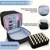 Nail Polish Organizer Box, Double-layer Nail Art Tool and Nail Dryer Box, Nail Polish Portable Box with Dividers