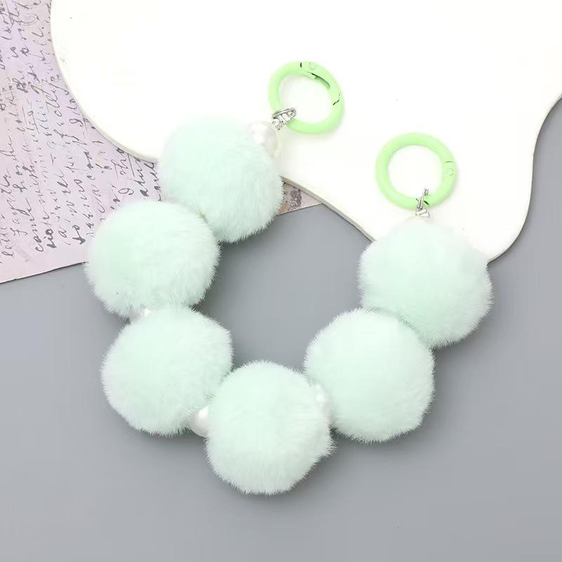Yi Lian Autumn/Winter Beaded Tassel Handbag & Phone Case with Short Wrist Strap for Women