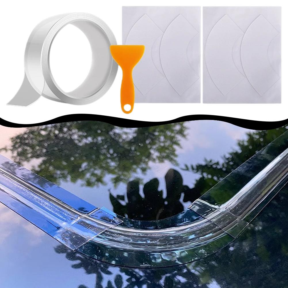 Car Sunroof Sealing Strip Waterproof Sticker Noise Strips Car Resistant High Sunroof Insulation Edge Temperature Seal M5S0