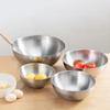 304 nerezová ocel mísa na ovoce Mísicí mísa Koš na mytí a odvodnění zeleniny mísy Domácí Kuchyňská Mísa na vejce