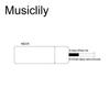 Artec MHFA95 Alnico 5 Mini Humbucker Pickup, Side-Mount Style Neck Pickup for Johnny Smith Style Jazz Guitars, Chrome