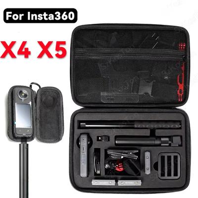 For Insta 360 X5 X4 Carrying Case for Insta 360 X4 X5 Storage Case Box Hard Shell Bag Travel Case For Insta360 X4 X5 Accessories