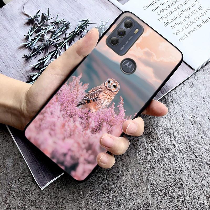 

Phone Case For Moto G85 G55 G05 G14 G75 G31 G50 G10 G20 G30 G60 G13 G32 G84 G54 G53 G72 G24 Power Cute Owl Cartoon Moto G85