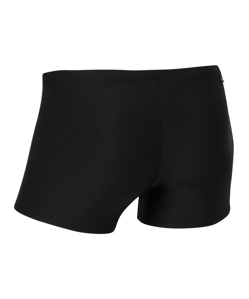 Laelliseupocheu [Osmq709 Blk] Solid Square Men'S Swimsuit Black