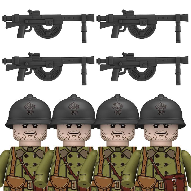 

Military French Army Infantry Soldier Mini Figure Models Kids Toys Building Blocks Gift Boys Girls