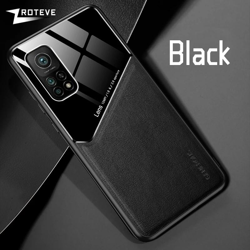 Mi10T Case PU Leather Car Magnetic Hard PC Cover For Xiaomi Mi 10 10T Pro Xiomi Mi10T Lite Mi10 Shockproof Phone Cases