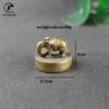 Solid Pure Brass Elephant Seal Statue Chinese FengShui Lucky Home Decorations Ornaments Lovable Animal Figurines Desk Decor
