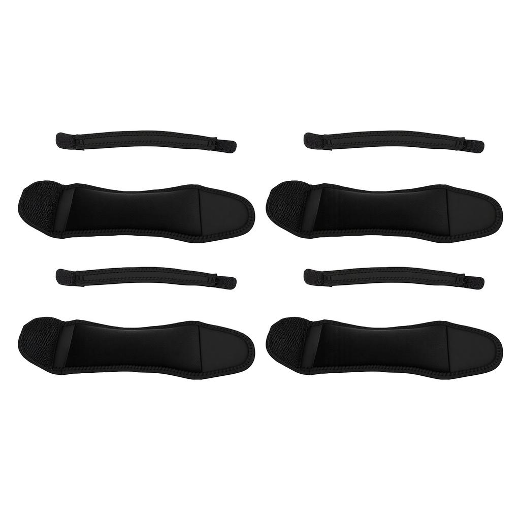 4 Pcs Palm Protector for Hand Adjustable Soft Non Slip Palm Guard Hand Cushion Black
